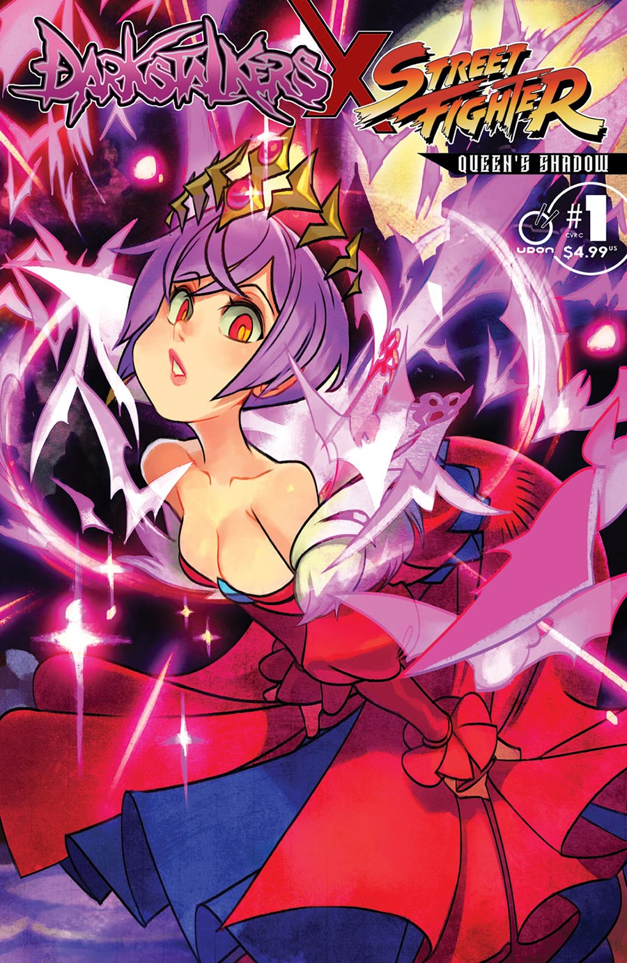 Darkstalkers x Street Fighter Queens Shadow #1 (One Shot) Cover C Incentive Alex Ahad Variant Cover (Lords Of The Makai Part 5)