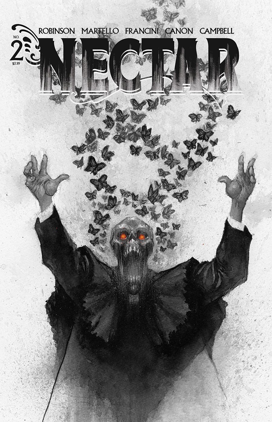 Nectar #2 Cover D Incentive Jonathan Wayshak Black & White Virgin Cover