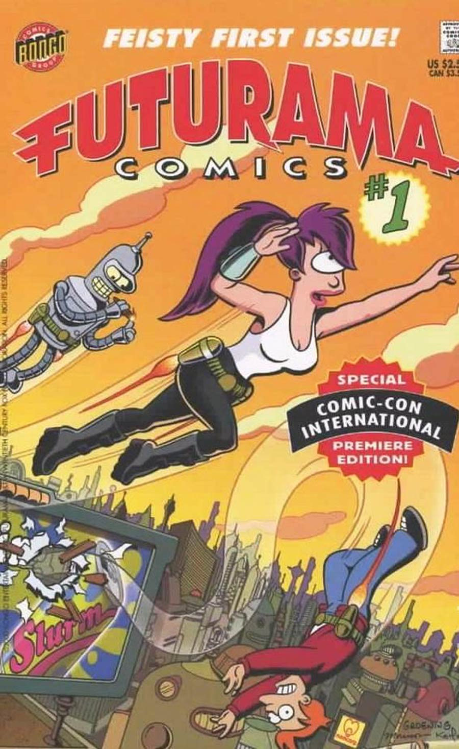Futurama Comics #1 Cover B San Diego Comic Con Premiere Edition