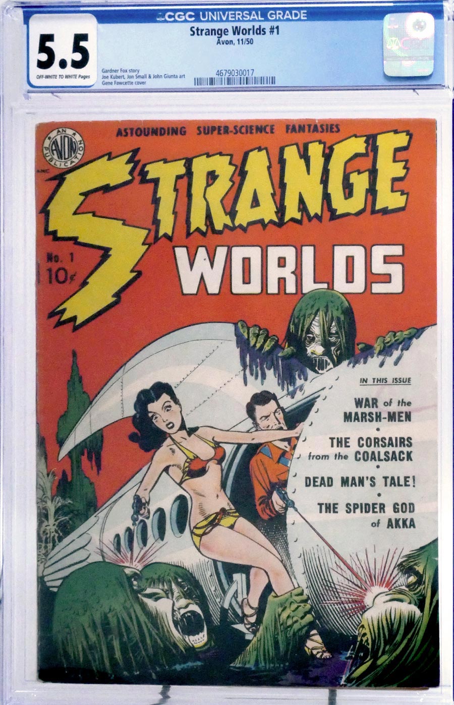 Strange Worlds (Avon) #1 Cover B CGC 5.5