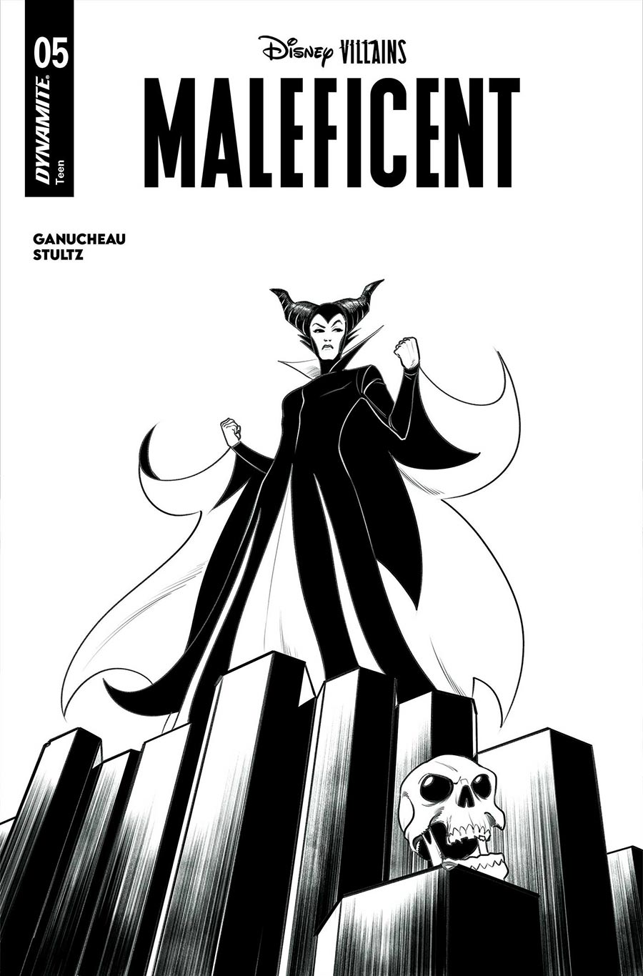Disney Villains Maleficent Vol 2 #5 Cover I Incentive Robert Quinn Line Art Cover