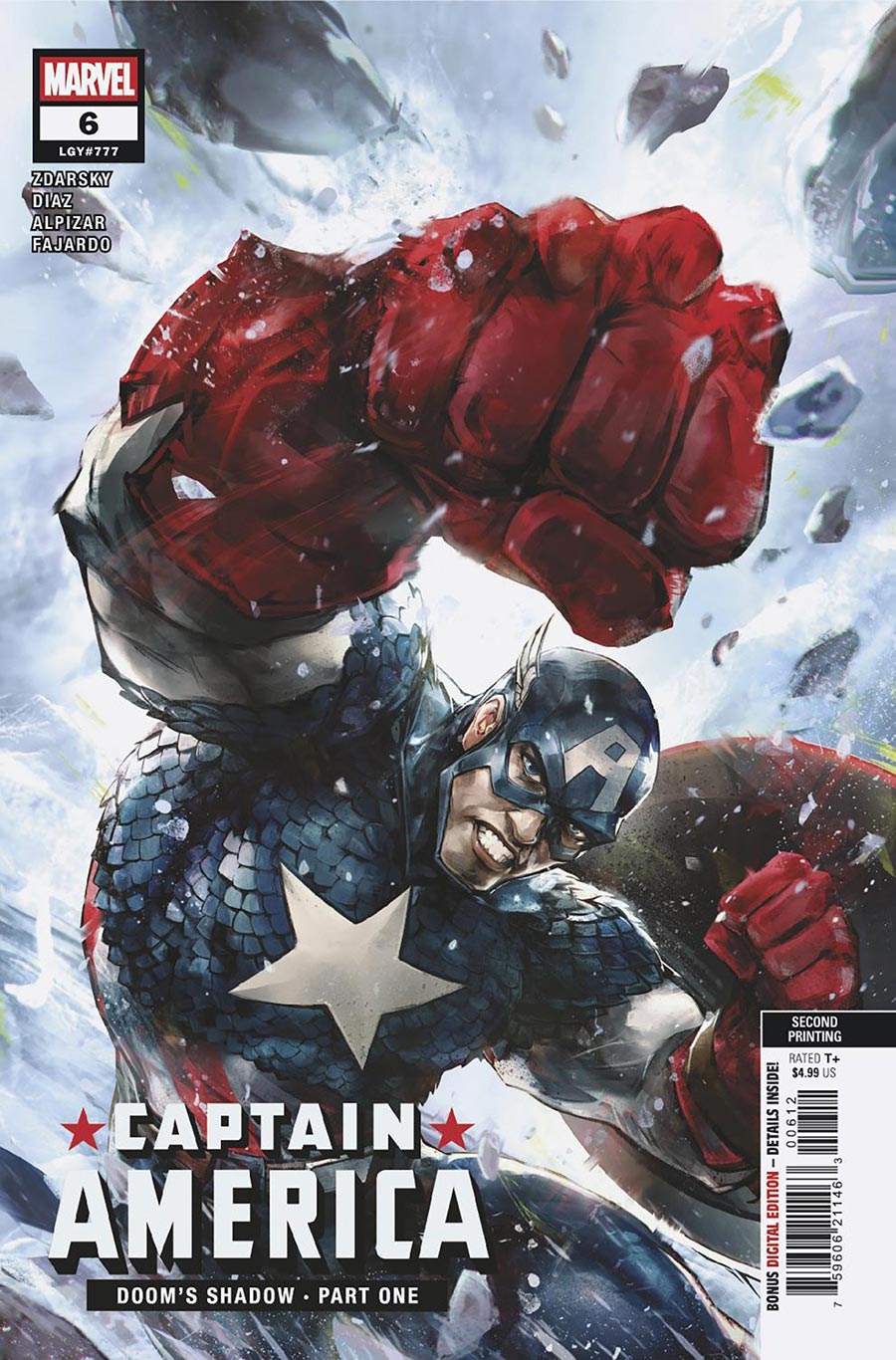 Captain America Vol 11 #6 Cover L 2nd Ptg Ivan Tao Variant Cover (One World Under Doom Epilogue)