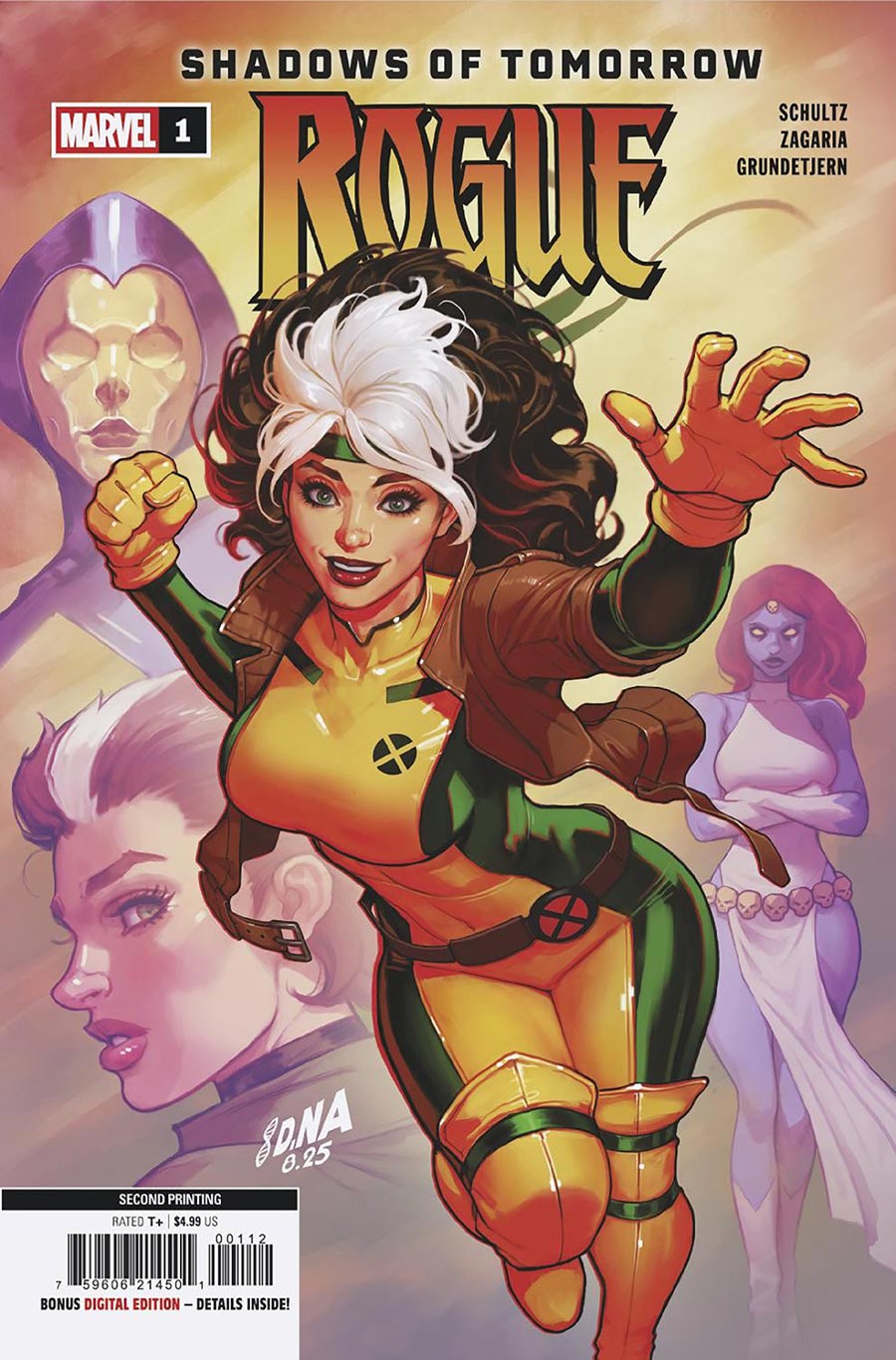 Rogue Vol 4 #1 Cover H 2nd Ptg David Nakayama Variant Cover (Shadows Of Tomorrow Tie-In)