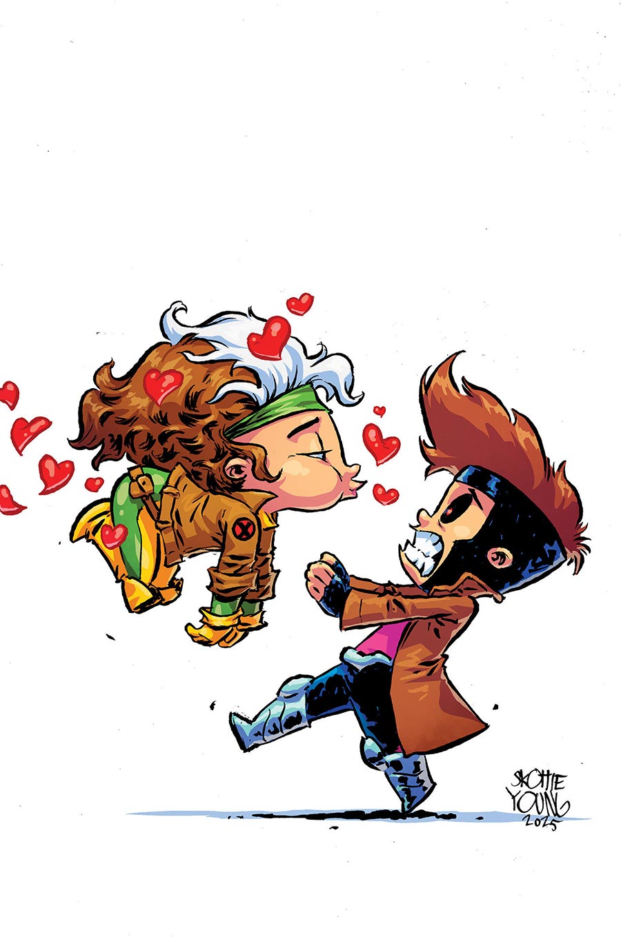 Rogue Vol 4 #1 Cover I 2nd Ptg Incentive Skottie Young Virgin Variant Cover (Shadows Of Tomorrow Tie-In)
