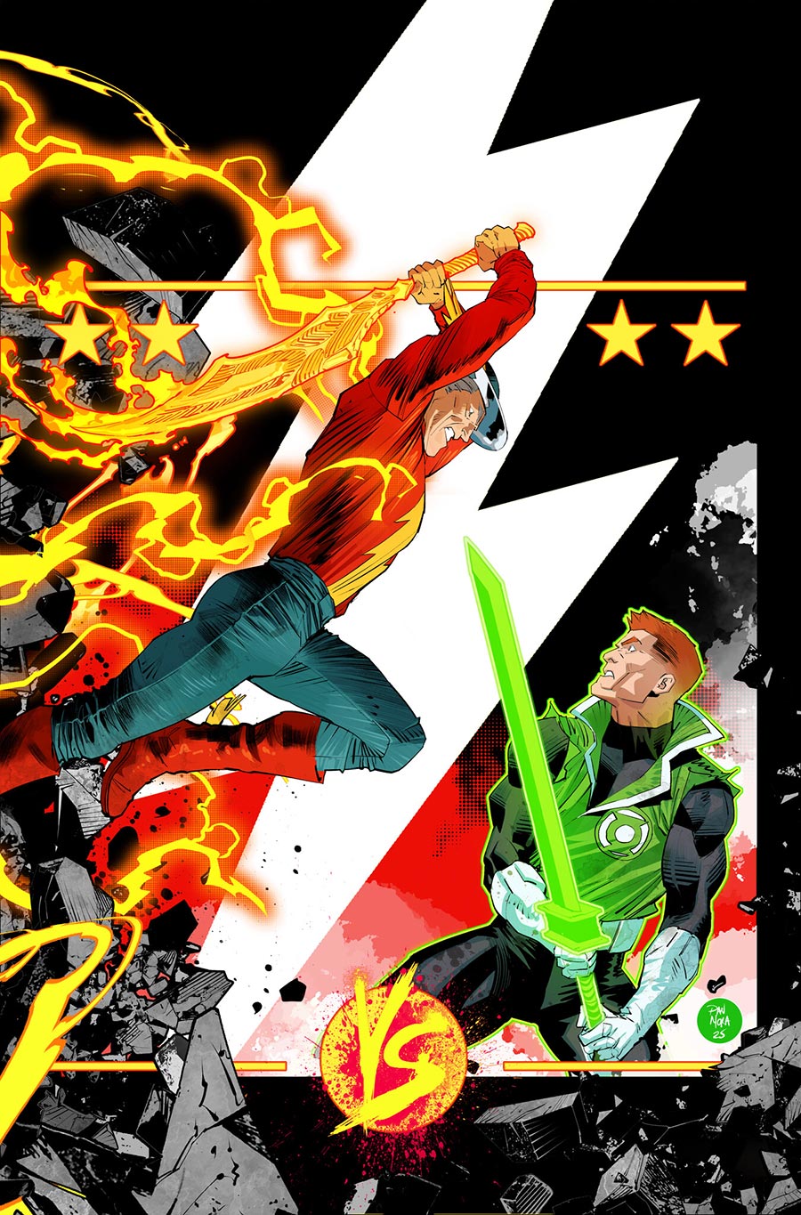 Flash Vol 6 #28 Cover F 2nd Ptg Dan Mora Logo Color Variant Cover (DC All In)(DC K.O. Tie-In)