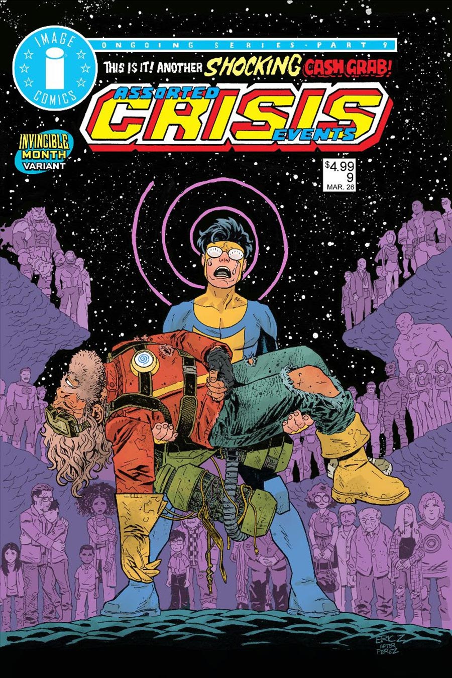 Assorted Crisis Events #9 Cover C Variant Eric Zawadzki Invincible Team-Up Cover