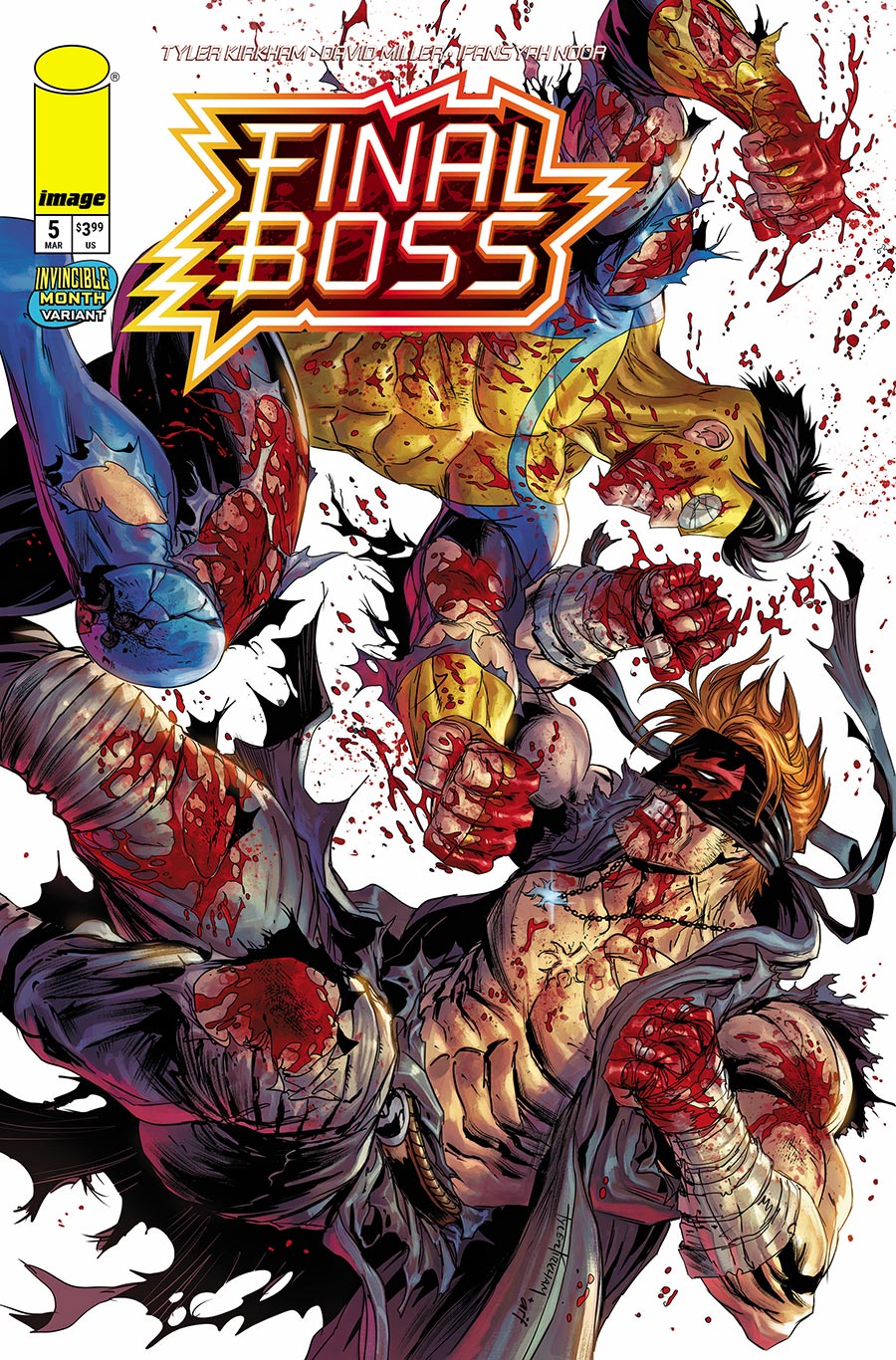 Final Boss #5 Cover G Variant Tyler Kirkham Invincible Team-Up Cover