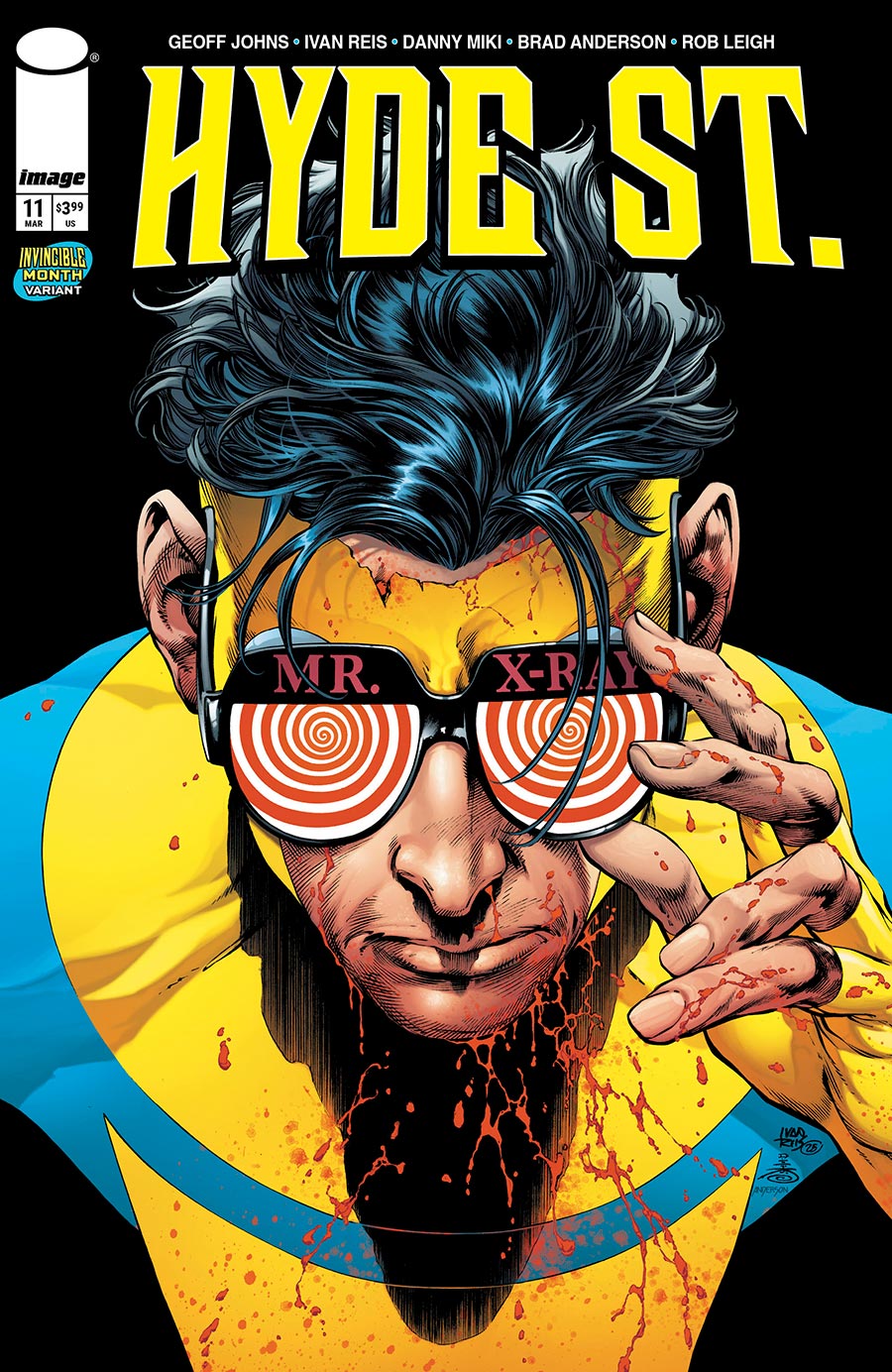Hyde Street #11 Cover D Variant Ivan Reis & Brad Anderson Invincible Team-Up Cover