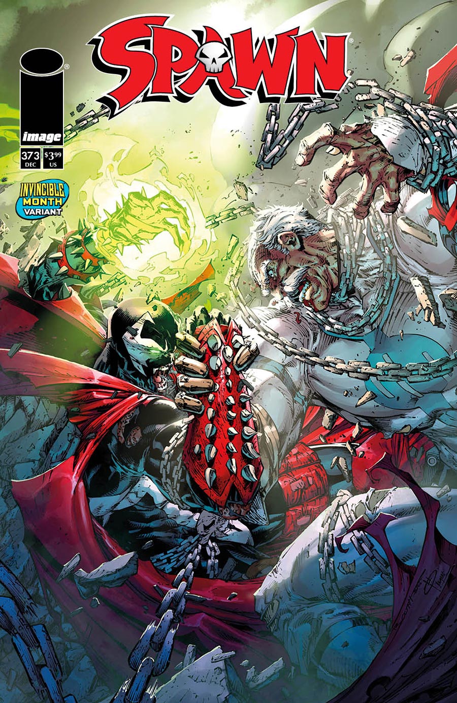 Spawn #373 Cover C Variant Brett Booth Invincible Team-Up Cover