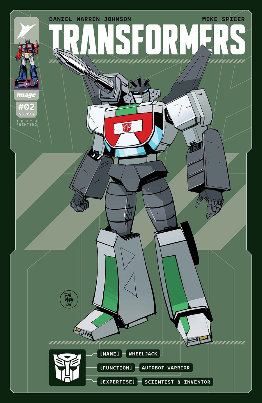 Transformers Vol 5 #2 Cover Y 10th Ptg J Dan Mora & Andres Juarez Variant Cover