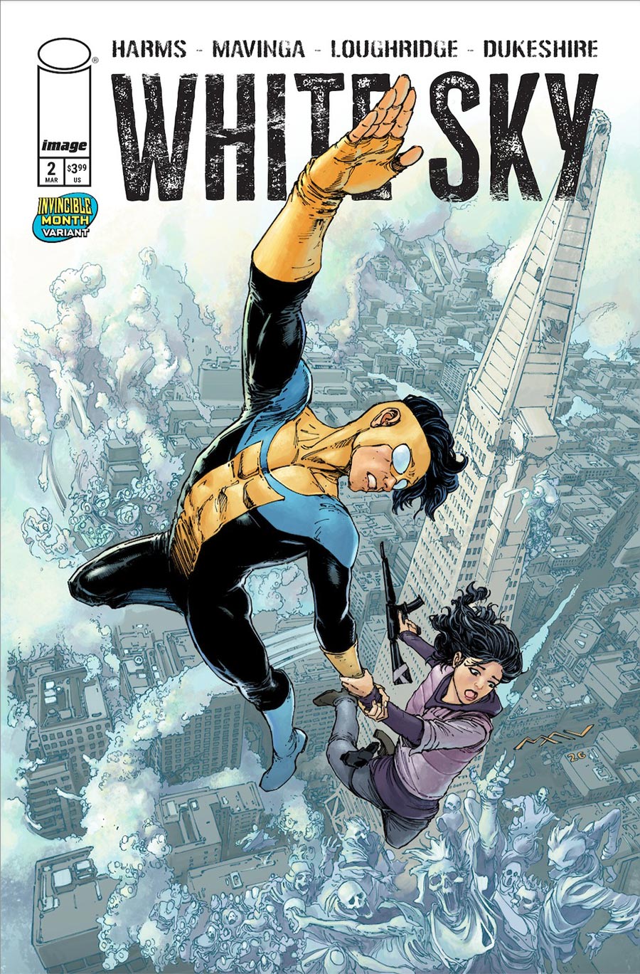 White Sky #2 Cover C Variant JP Mavinga Invincible Team-Up Cover