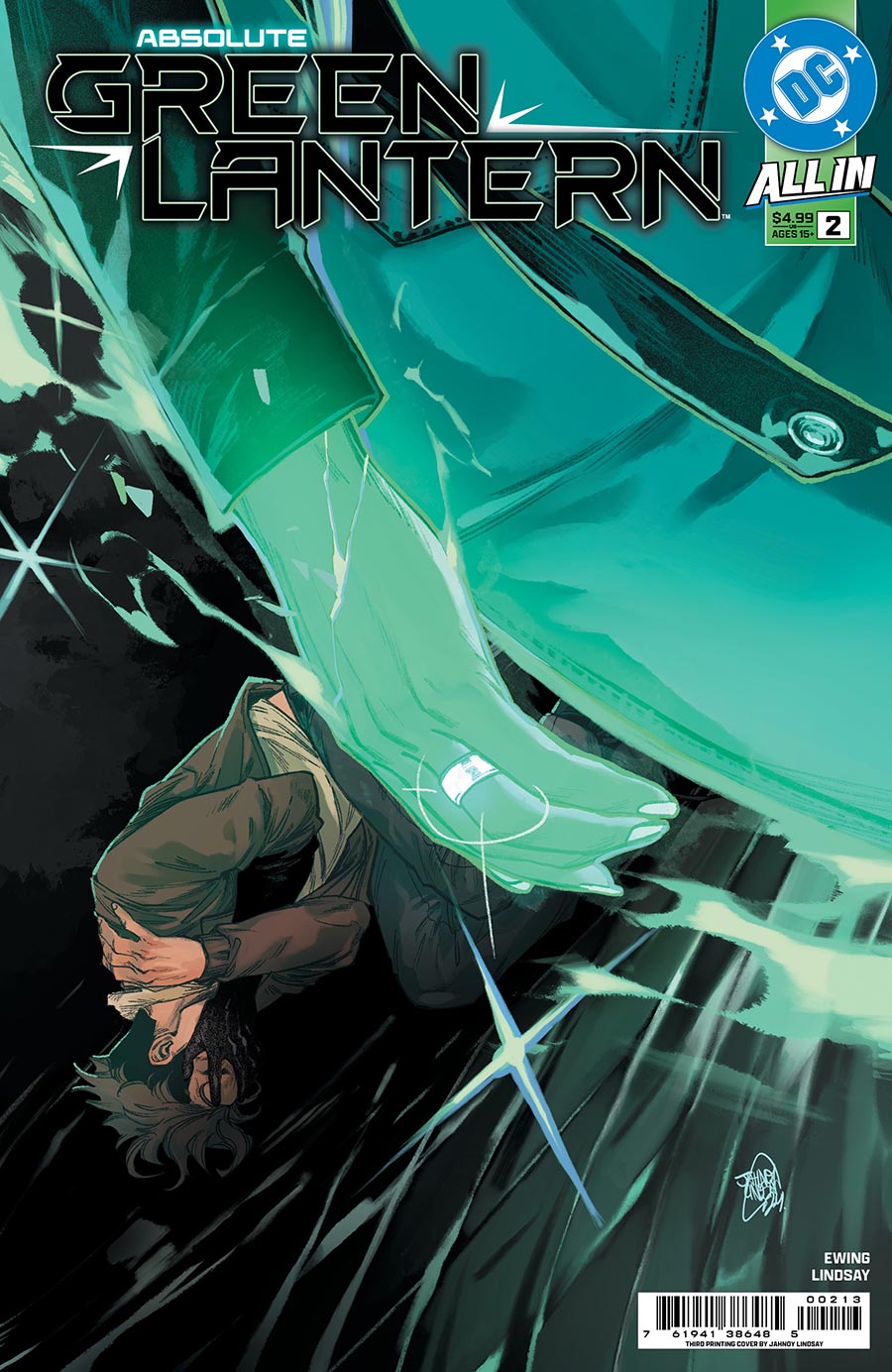 Absolute Green Lantern #2 Cover H 3rd Ptg Jahnoy Lindsay Logo Color Variant Cover (DC All In)