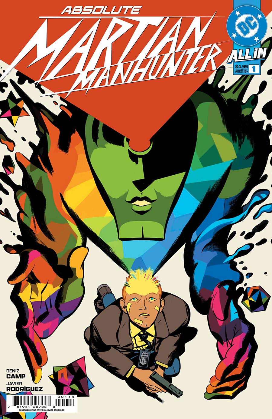 Absolute Martian Manhunter #1 Cover O 4th Ptg Javier Rodriguez Logo Color Variant Cover (DC All In)