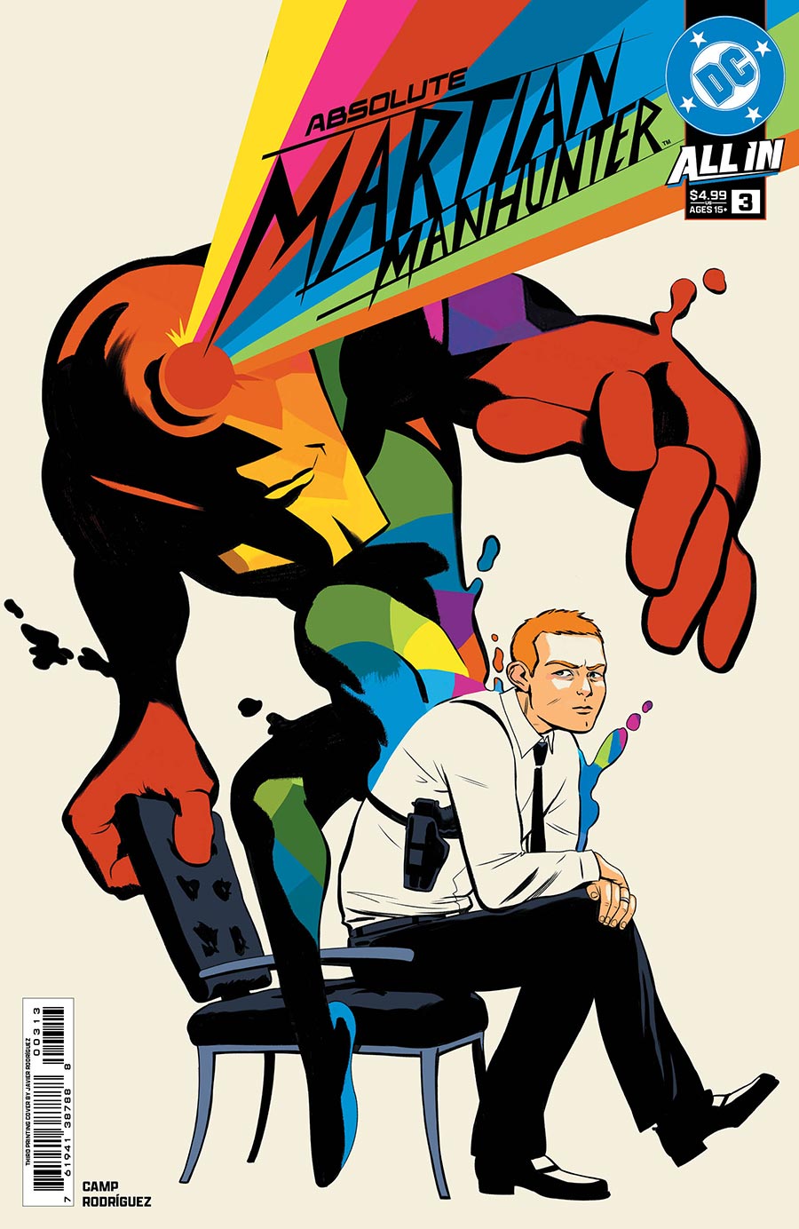 Absolute Martian Manhunter #3 Cover G 3rd Ptg Javier Rodriguez Logo Color Variant Cover (DC All In)