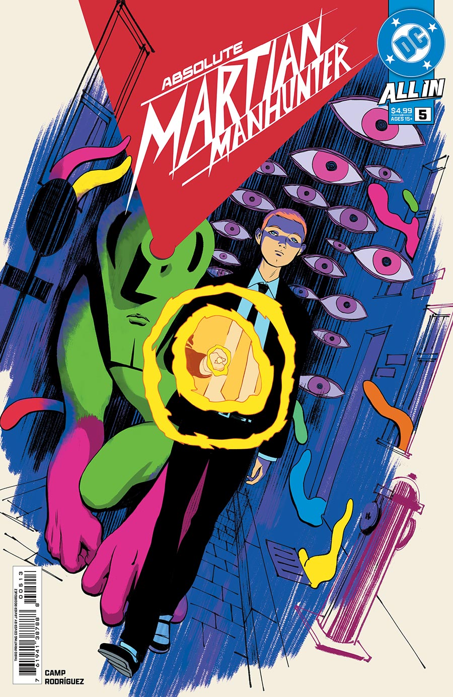 Absolute Martian Manhunter #5 Cover G 3rd Ptg Javier Rodriguez Logo Color Variant Cover (DC All In)