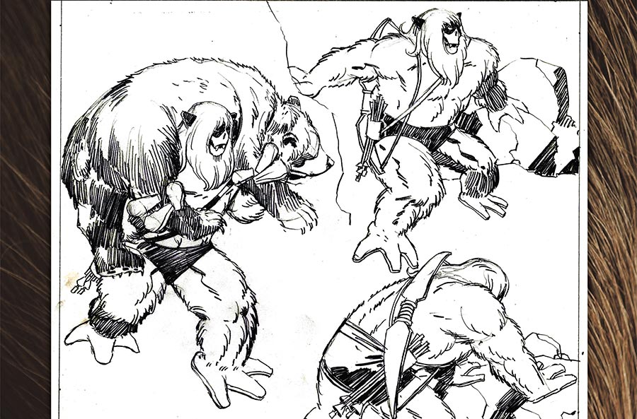 Thundarr The Barbarian #2 Cover M Incentive Jack Kirby Model Sheet Virgin Variant Cover