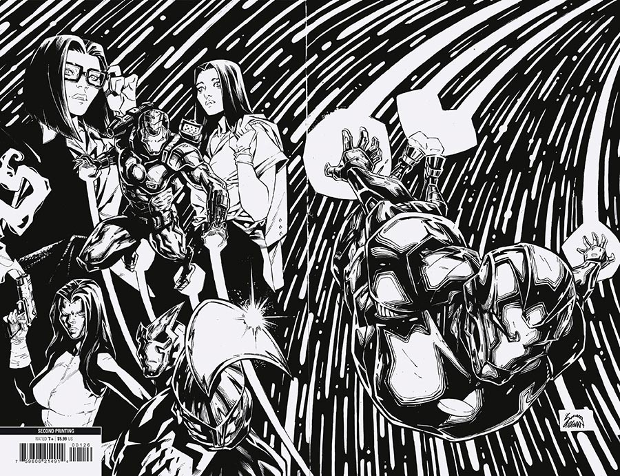 Iron Man Vol 8 #1 Cover P 2nd Ptg Incentive Ryan Stegman Wraparound Virgin Variant Cover