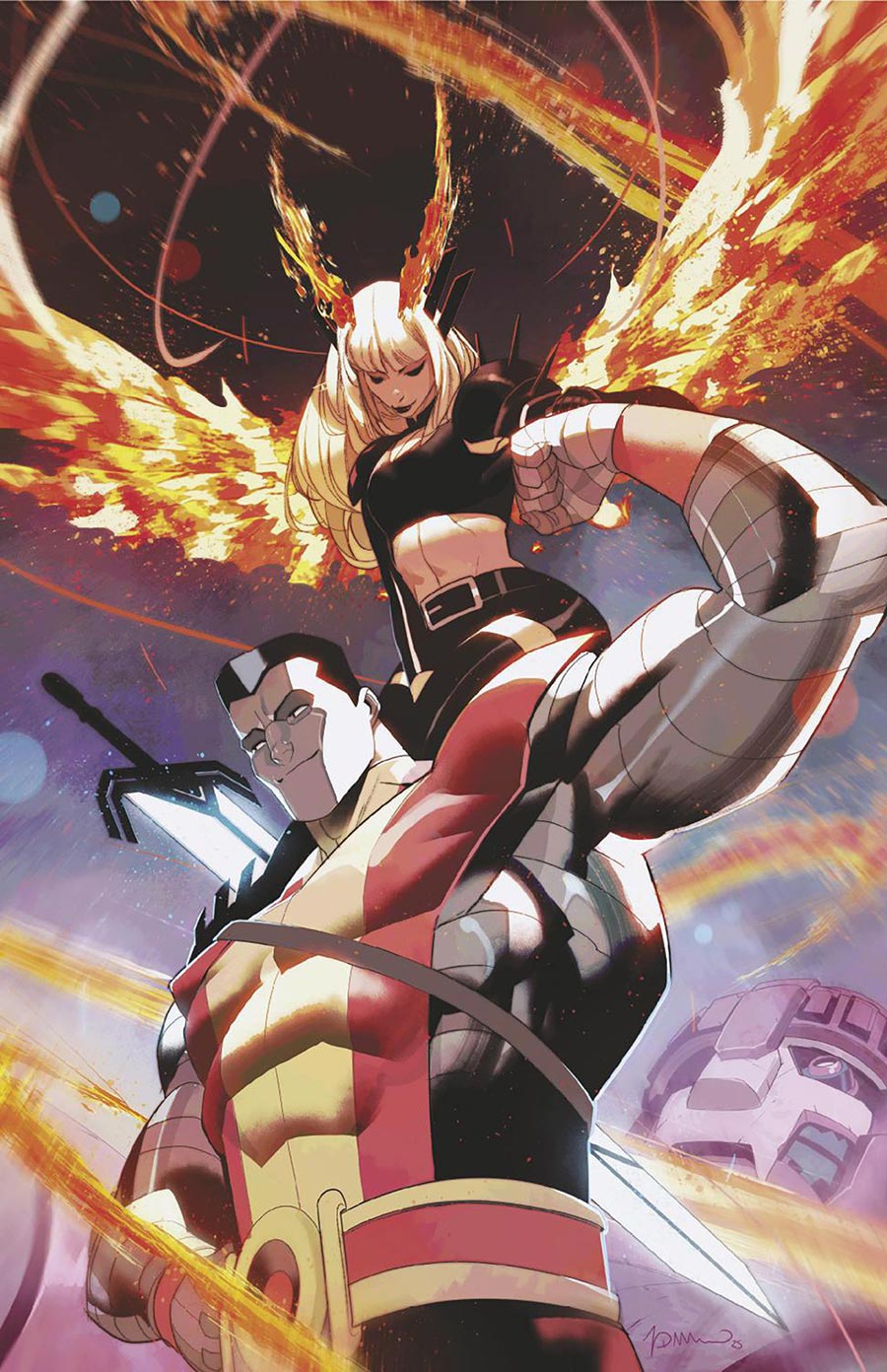 Magik And Colossus #1 Cover H 2nd Ptg Incentive Simone Di Meo Virgin Variant Cover (Shadows Of Tomorrow Tie-In)