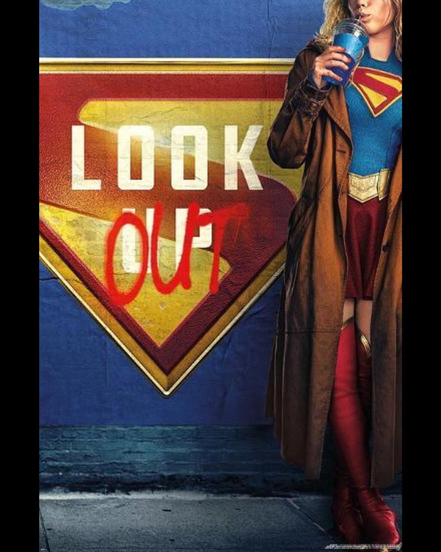 DC Studios Supergirl 2026 Look Out Teaser One Sheet Poster