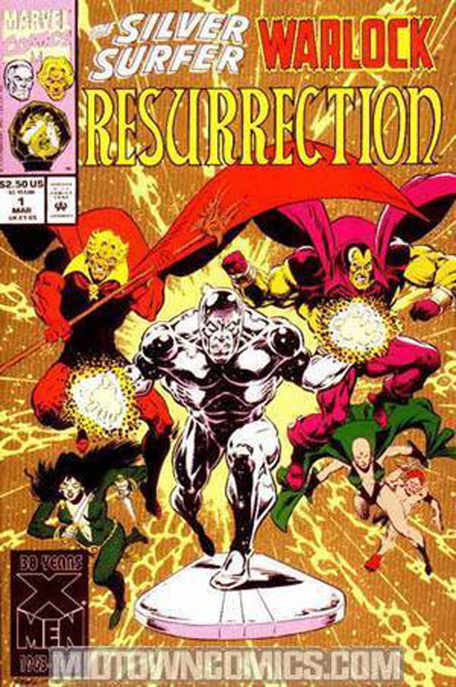 Silver Surfer Warlock Resurrection #1 Cover D Signed by Jim Starlin (W/o CoA)