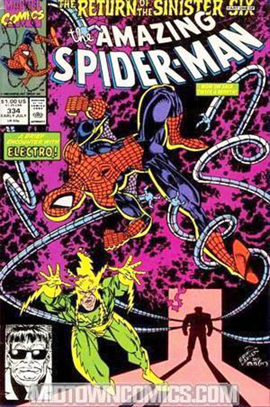 Amazing Spider-Man #334 Cover C Signed by Erik Larsen (W/o CoA)