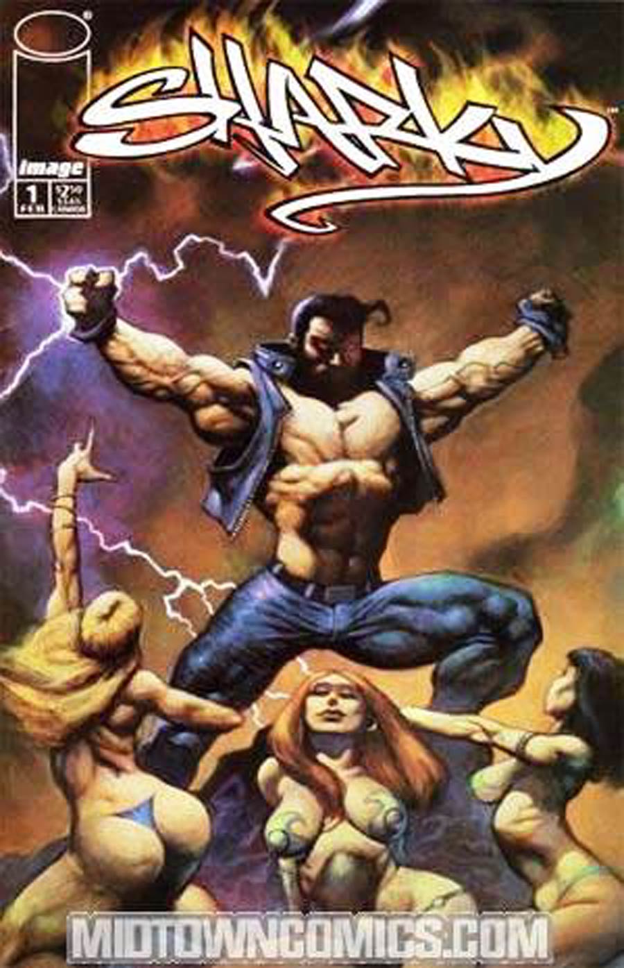 Sharky #1 Cover D Signed by Dave Elliot and Alex Horley (W/CoA)