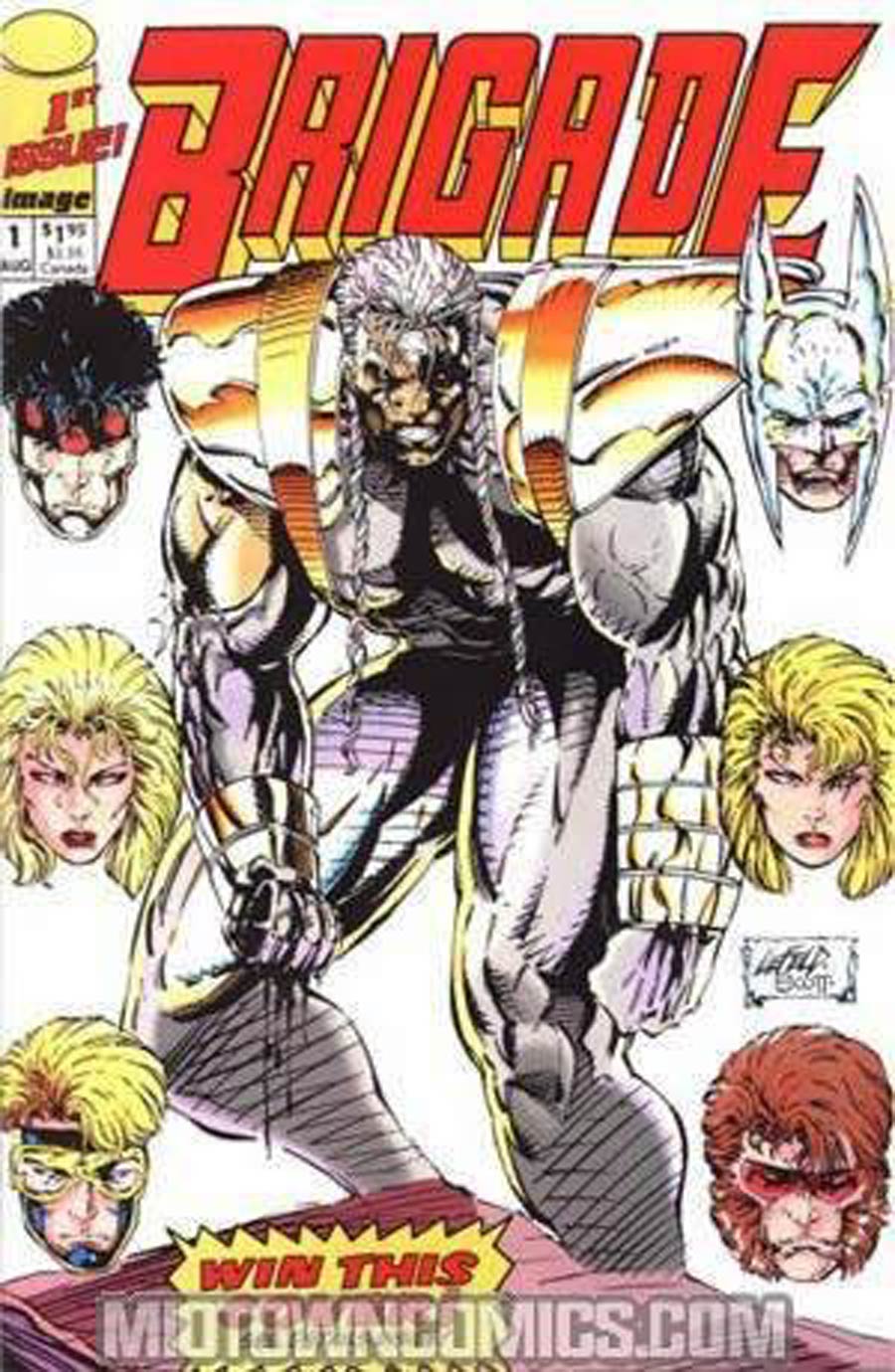 Brigade #1 Cover G With Cards Signed by Rob Liefeld (W/CoA)
