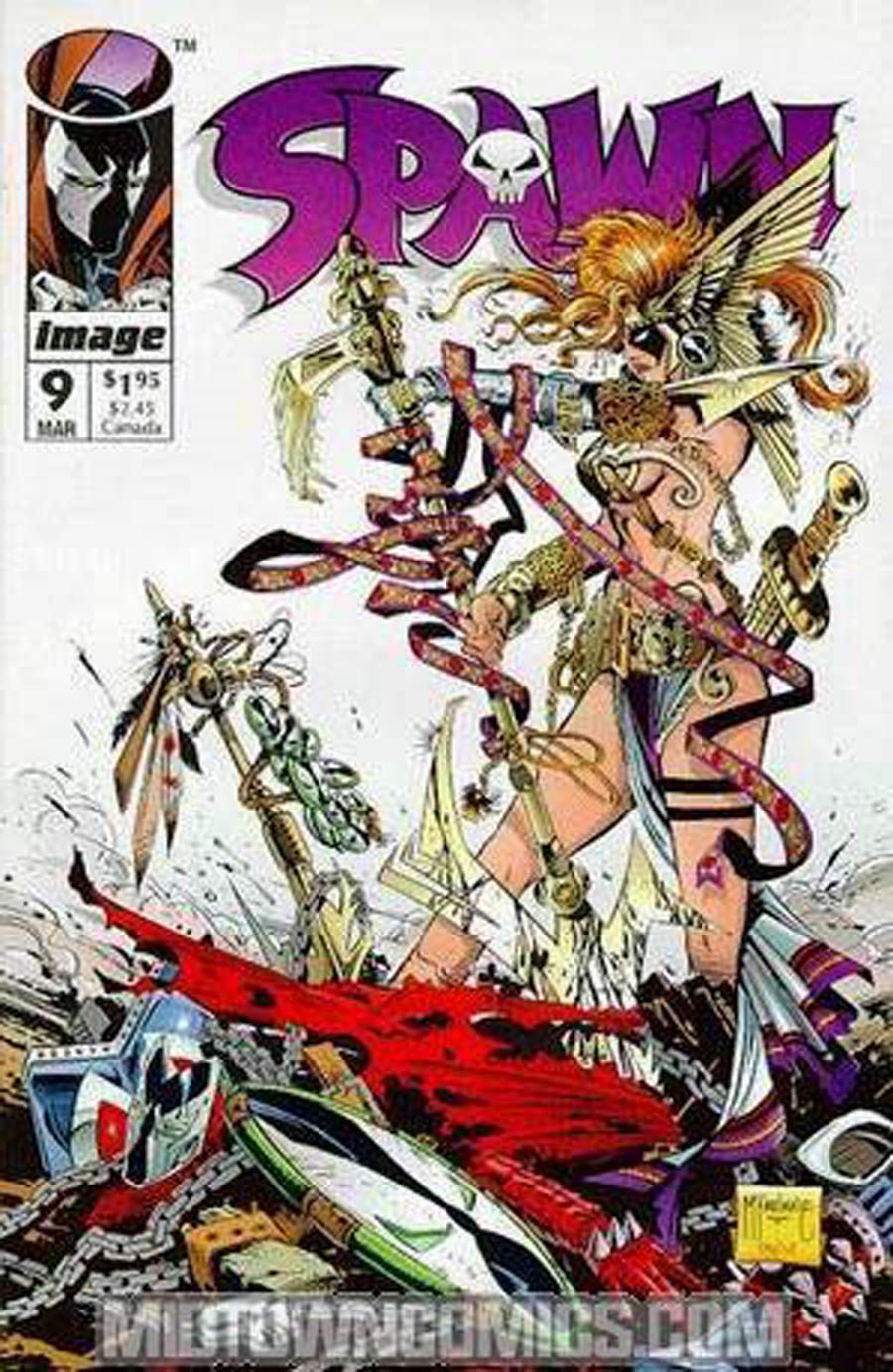 Spawn #9 Cover C Signed by Neil Gaiman (W/CoA)