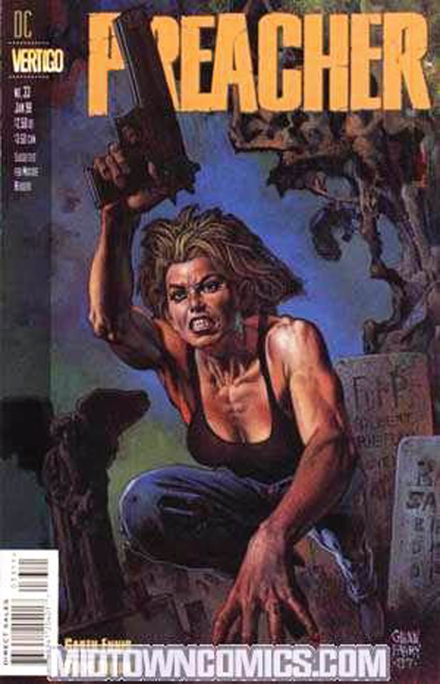 Preacher #33 Cover B Signed by Steve Dillon (W/CoA)