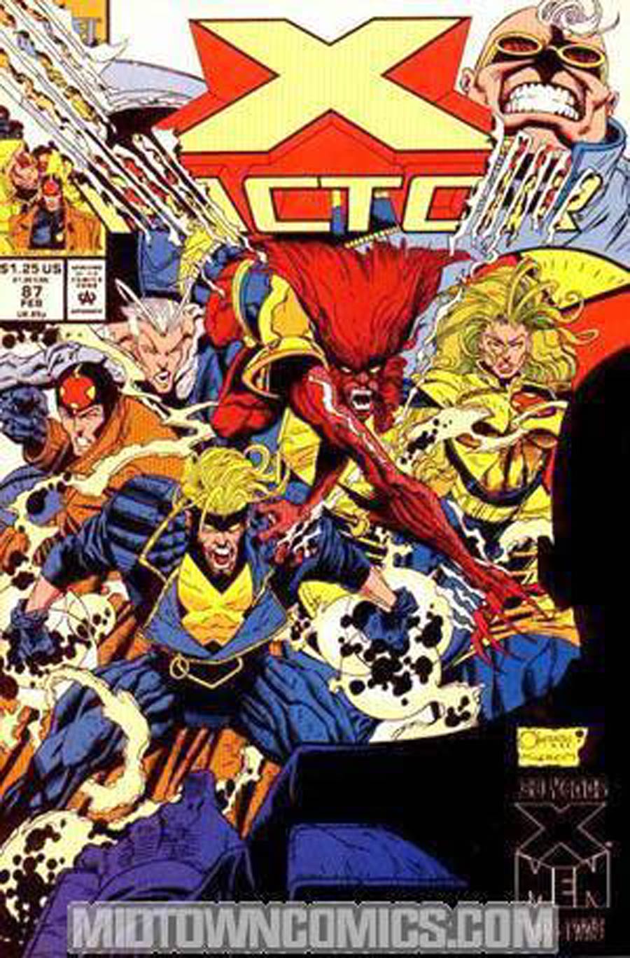 X-Factor #87 Cover D 1st Ptg Signed by Joe Quesada (W/CoA)