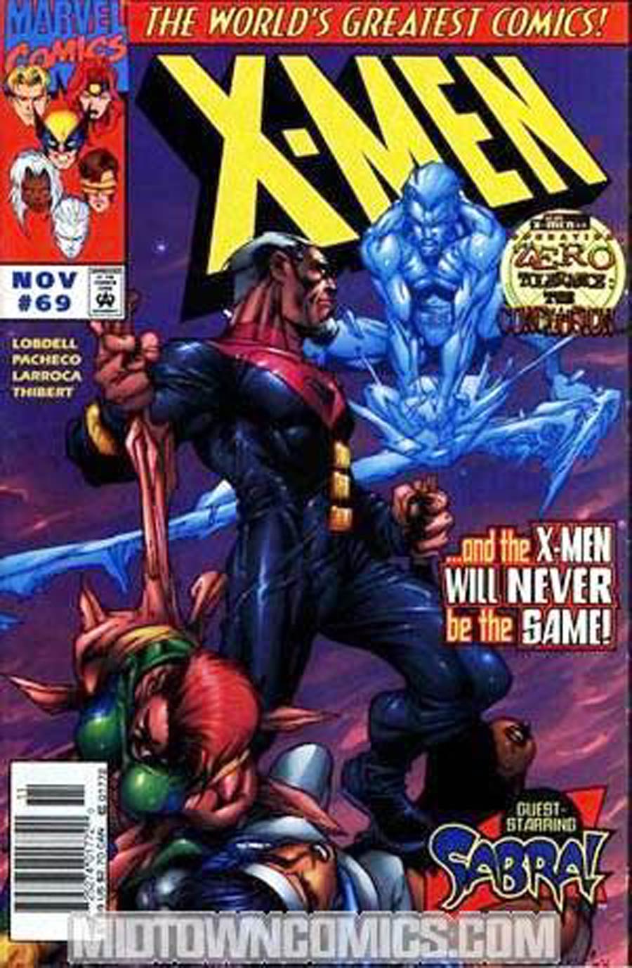 X-Men Vol 2 #69 Cover C Signed by Scott Lobdell (W/o CoA)