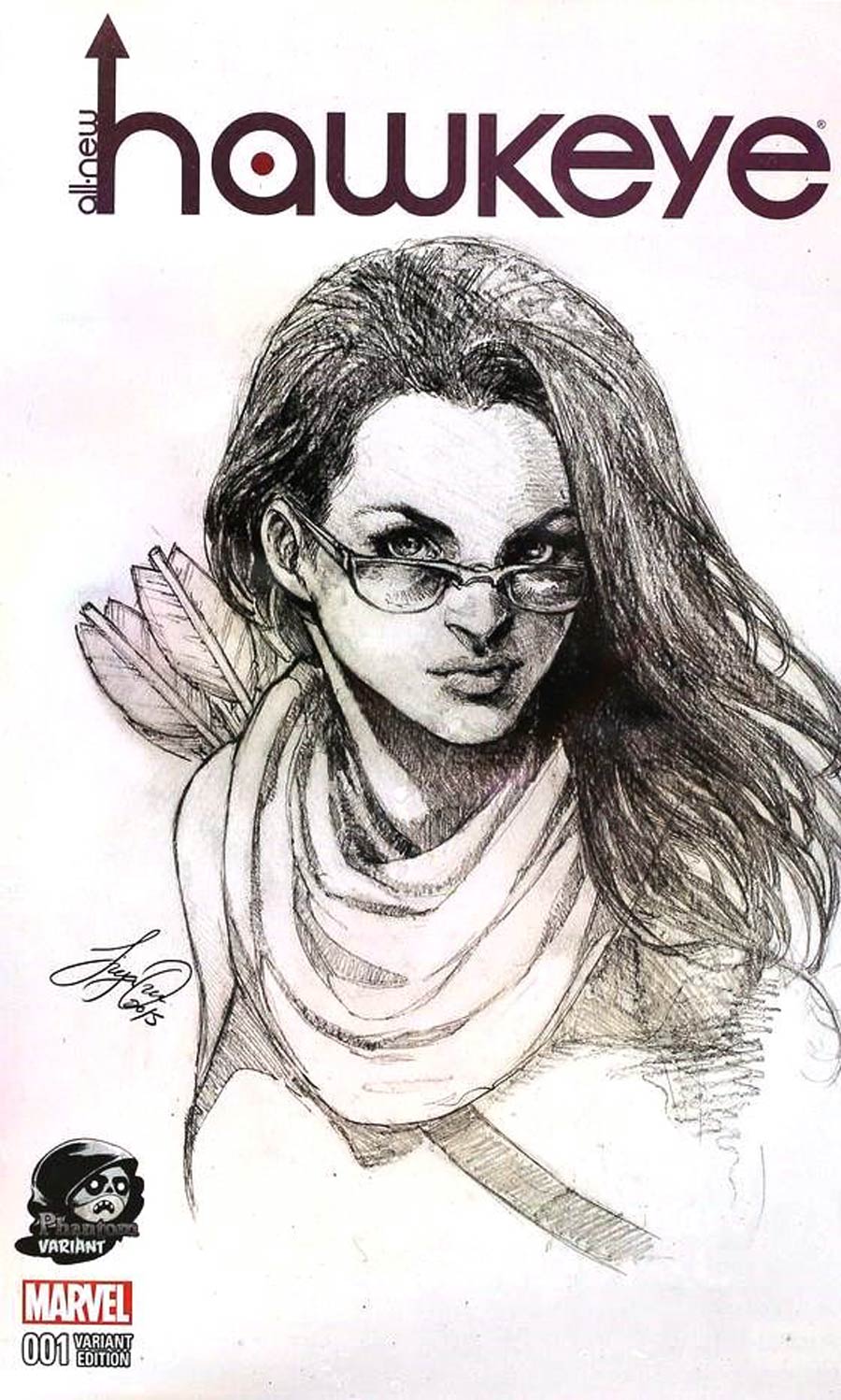 All-New Hawkeye Vol 2 #1 Cover F Siya Oum Sketch Variant Cover