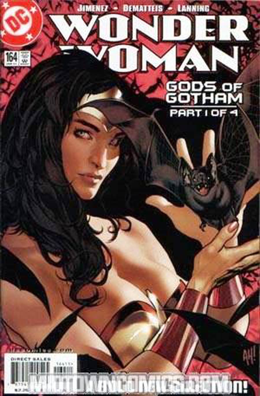 Wonder Woman Vol 2 #164 Cover B Signed by Phil Jimenez (W/CoA)