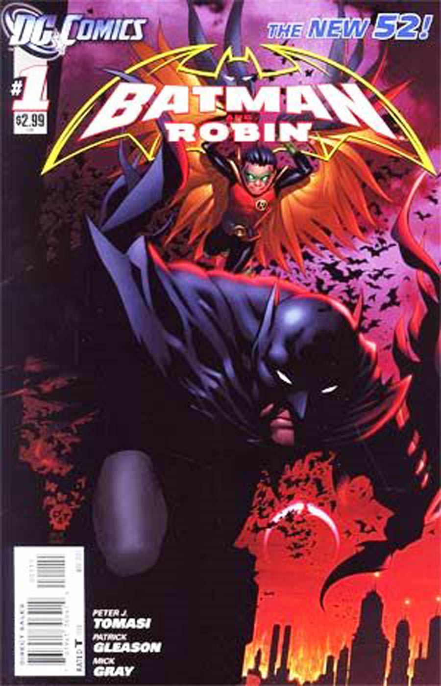 Batman And Robin Vol 2 #1 Cover D Signed by Peter J Tomasi (No CoA)