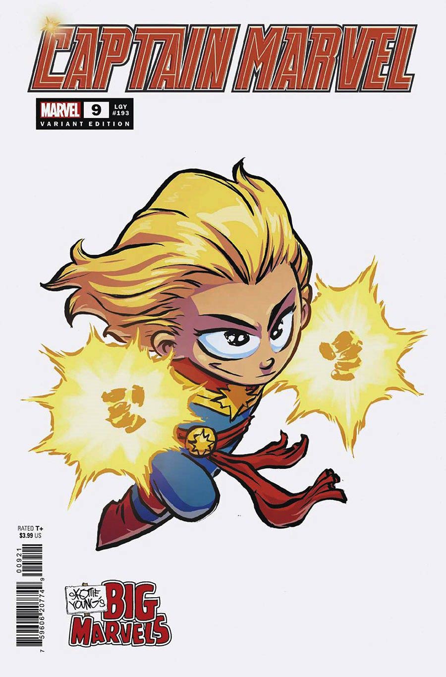 Captain Marvel Vol 10 #9 Cover F Variant Skottie Youngs Big Marvels Cover Signed by Skottie Young (W/CoA)