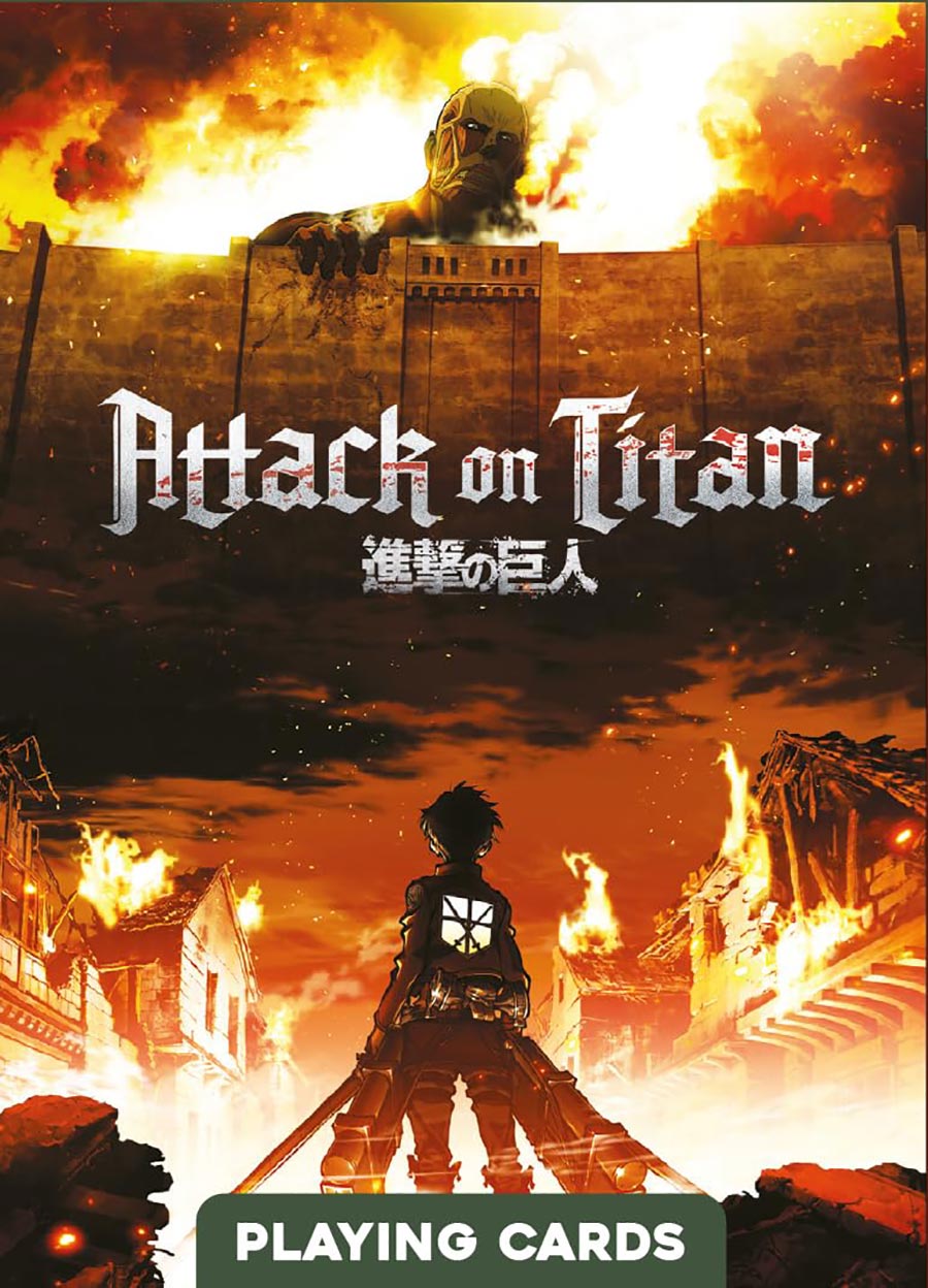 Mangacards Playing Cards - Attack On Titan
