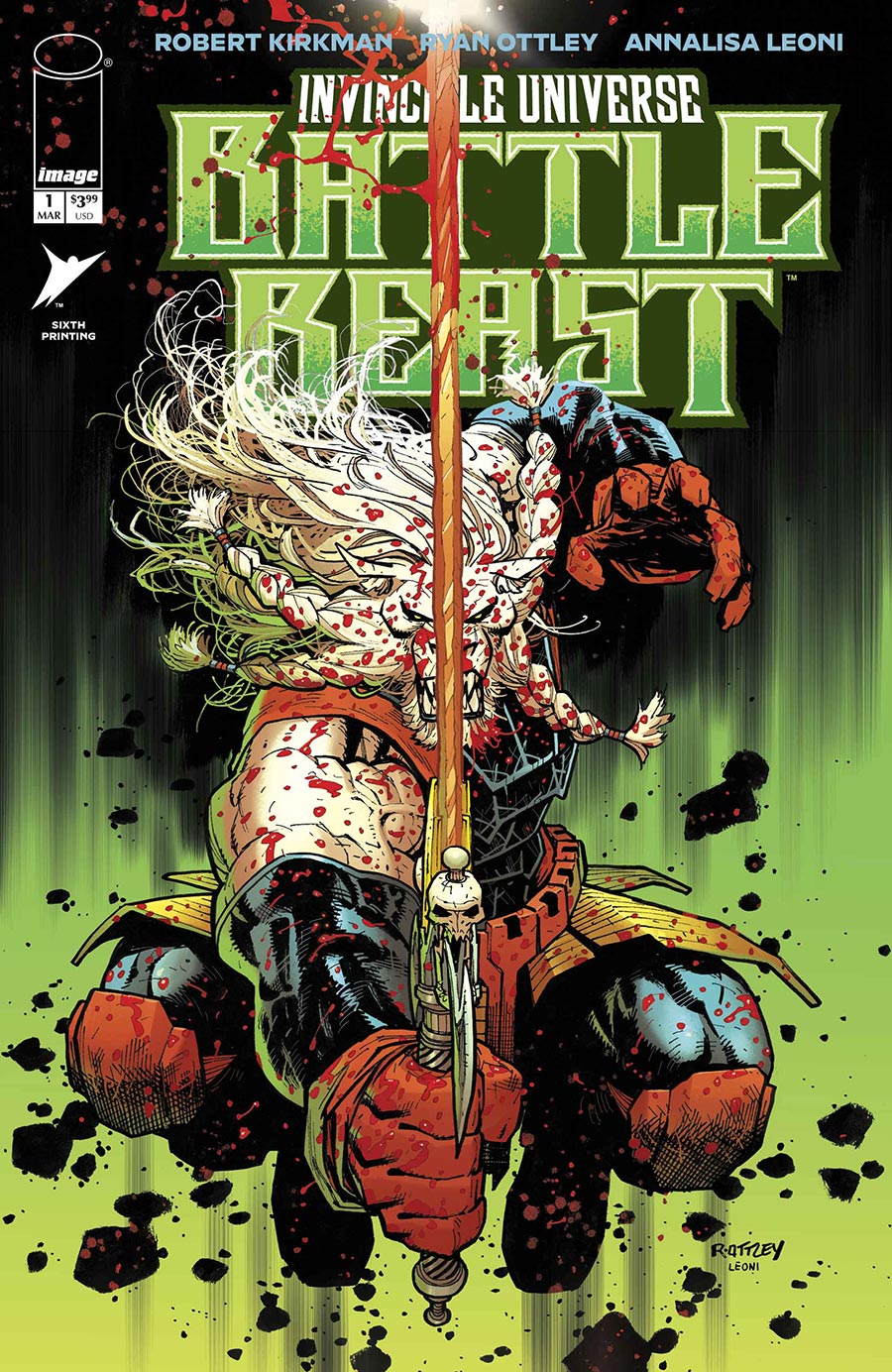 Invincible Universe Battle Beast #1 Cover V 6th Ptg