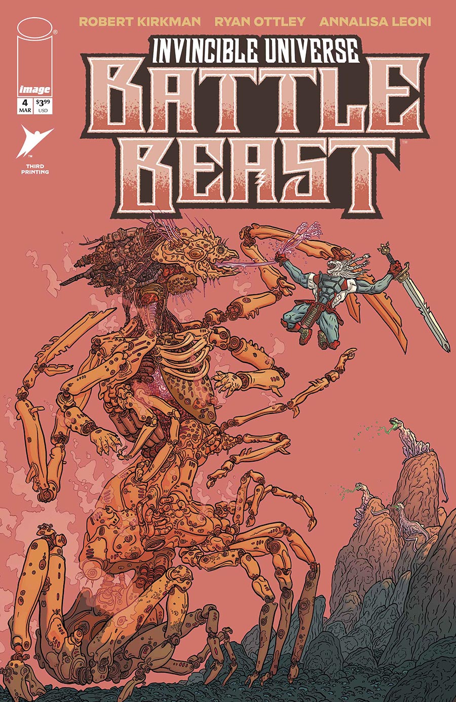 Invincible Universe Battle Beast #4 Cover I 3rd Ptg