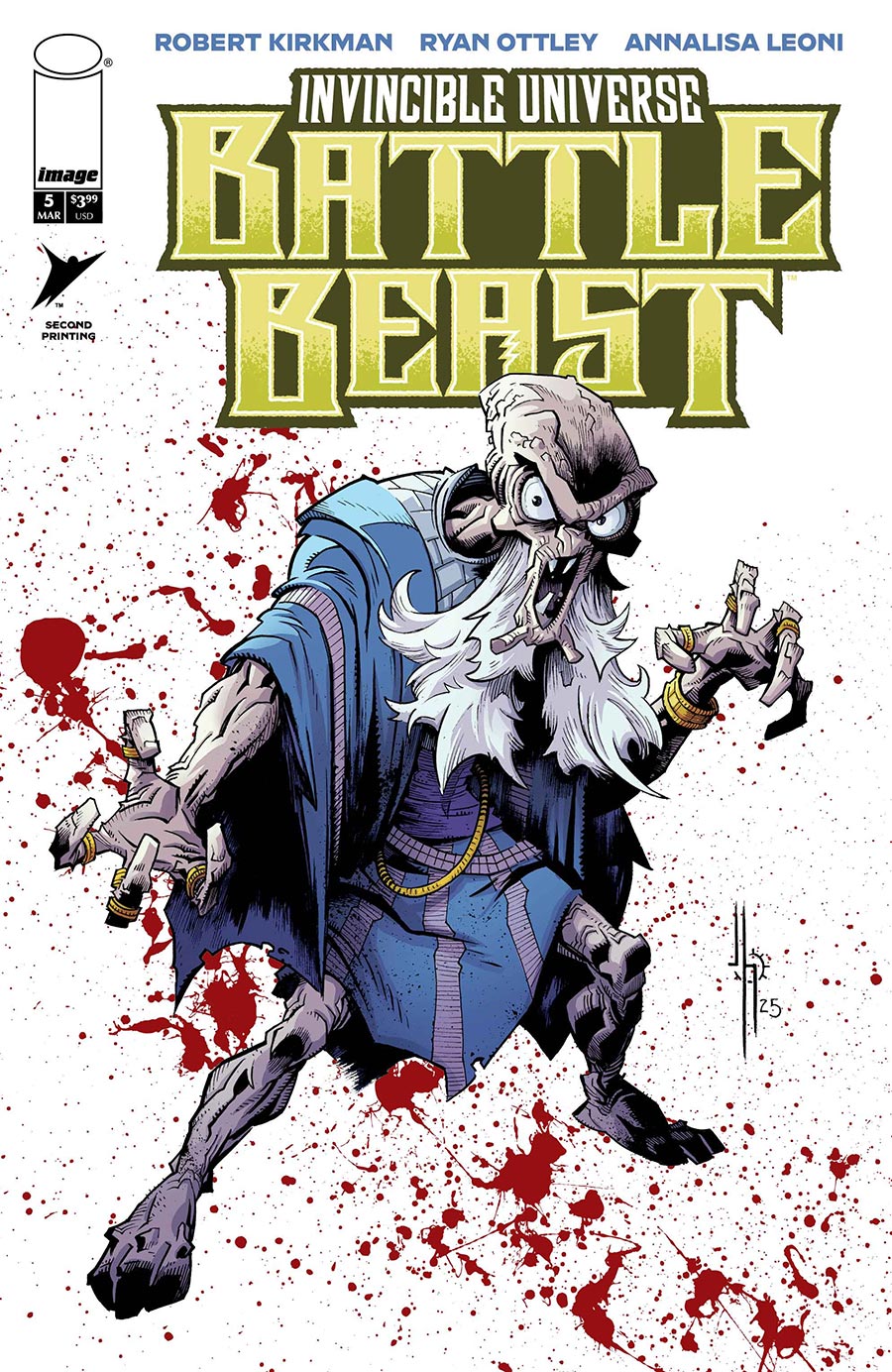 Invincible Universe Battle Beast #5 Cover G 2nd Ptg
