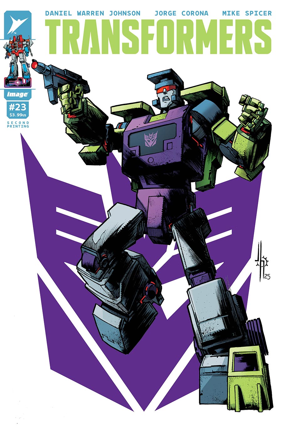 Transformers Vol 5 #23 Cover F 2nd Ptg A Jason Howard Decepticon Variant Cover