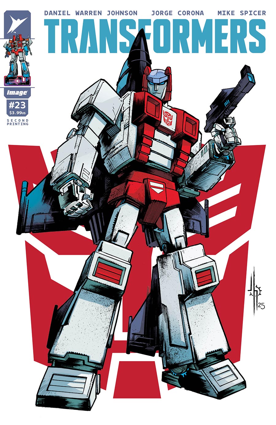 Transformers Vol 5 #23 Cover G 2nd Ptg B Jason Howard Autobot Variant Cover
