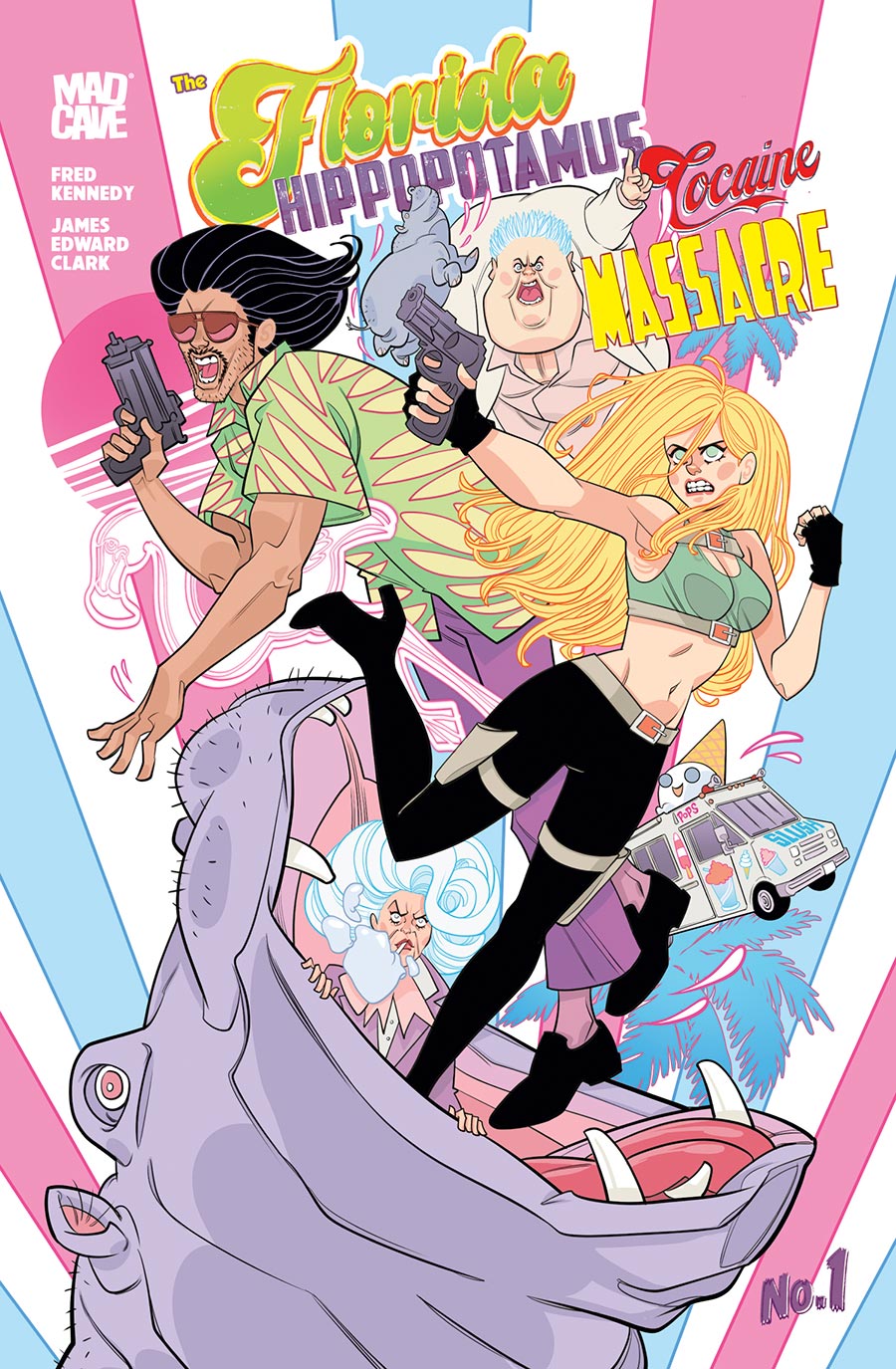 Florida Hippopotamus Cocaine Massacre #1 Cover C 2nd Ptg (Limit 1 Per Customer)