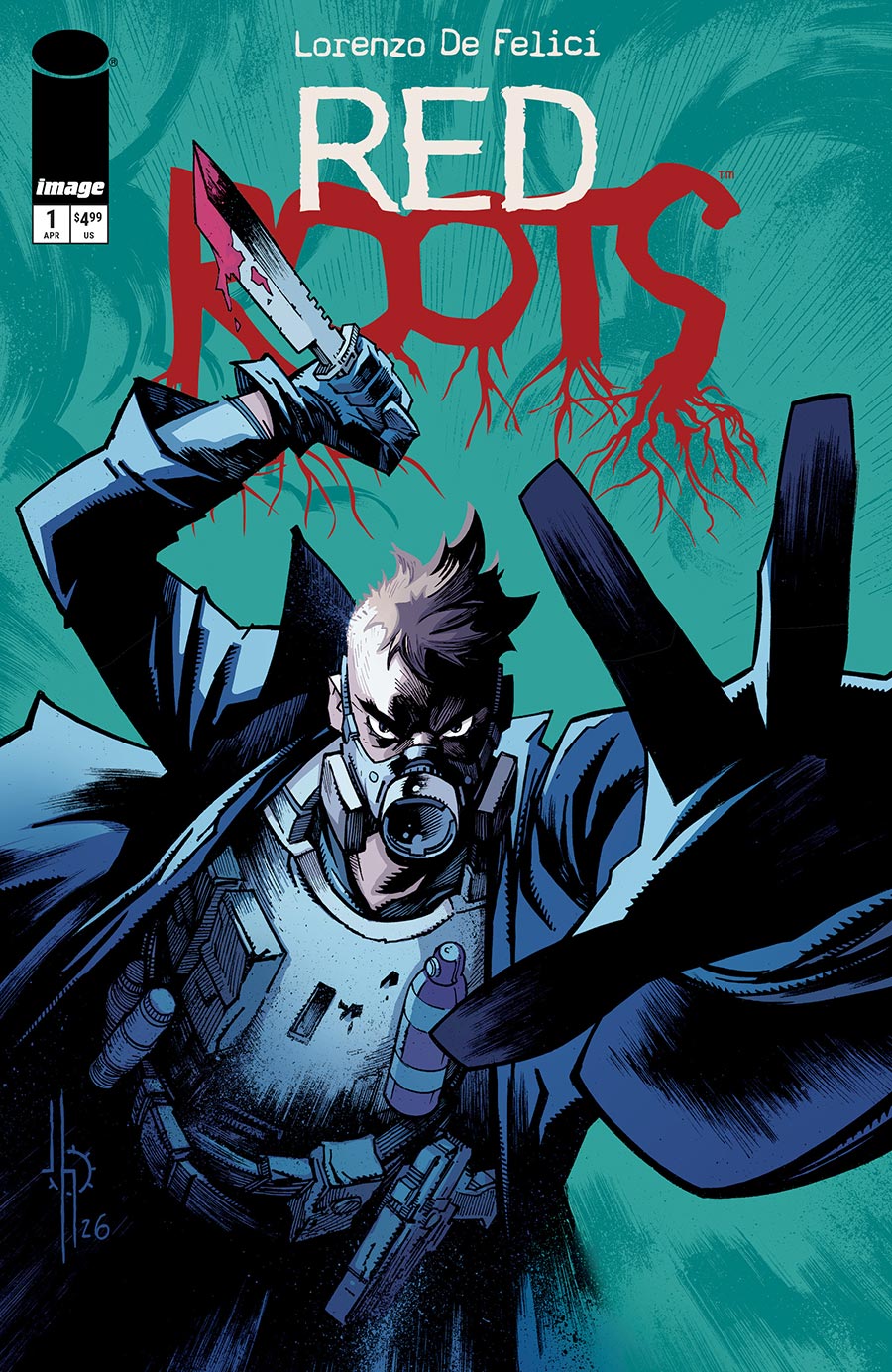 Red Roots #1 Cover D Variant Jason Howard Cover