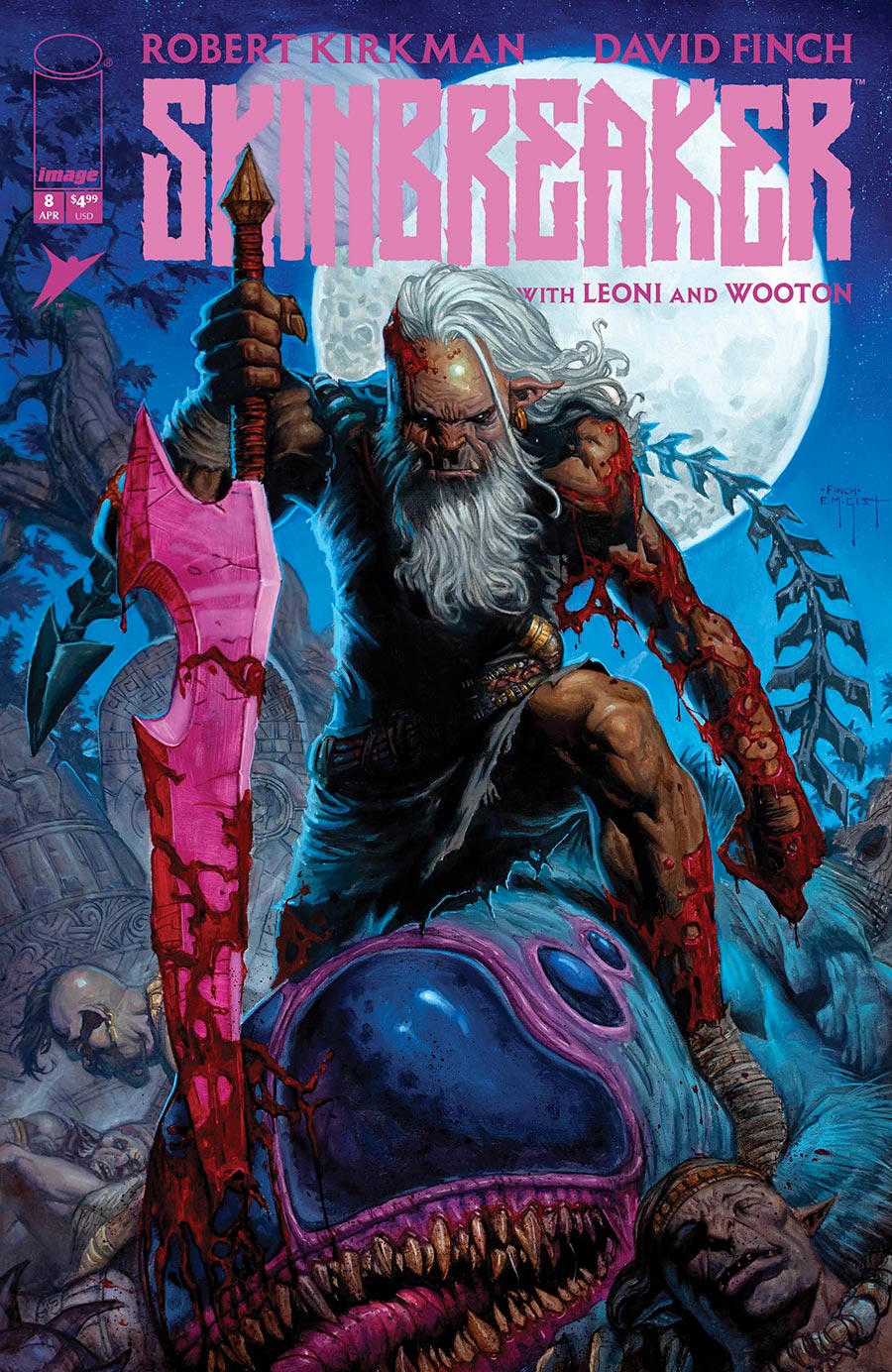 Skinbreaker #8 Cover F Variant David Finch & EM Gist Cover