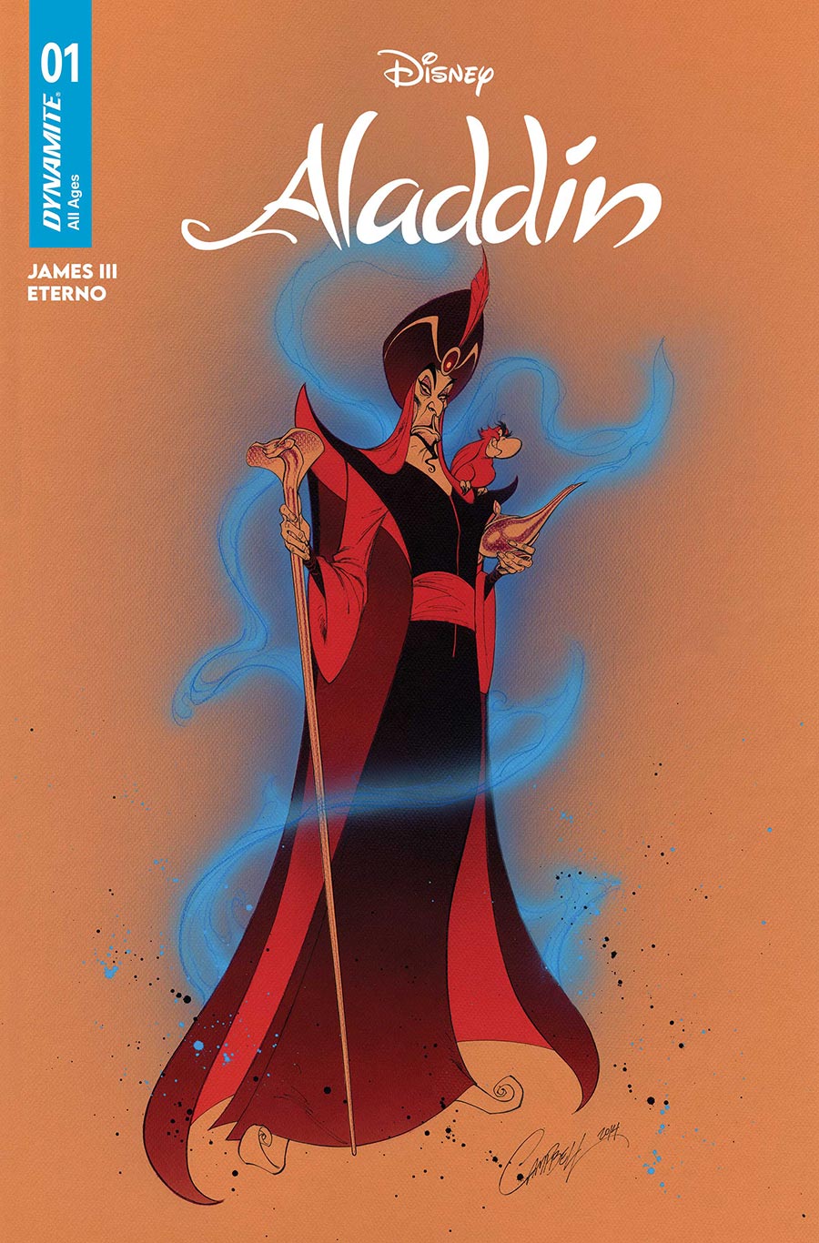 Disney Aladdin #1 Cover C Variant J Scott Campbell Cover