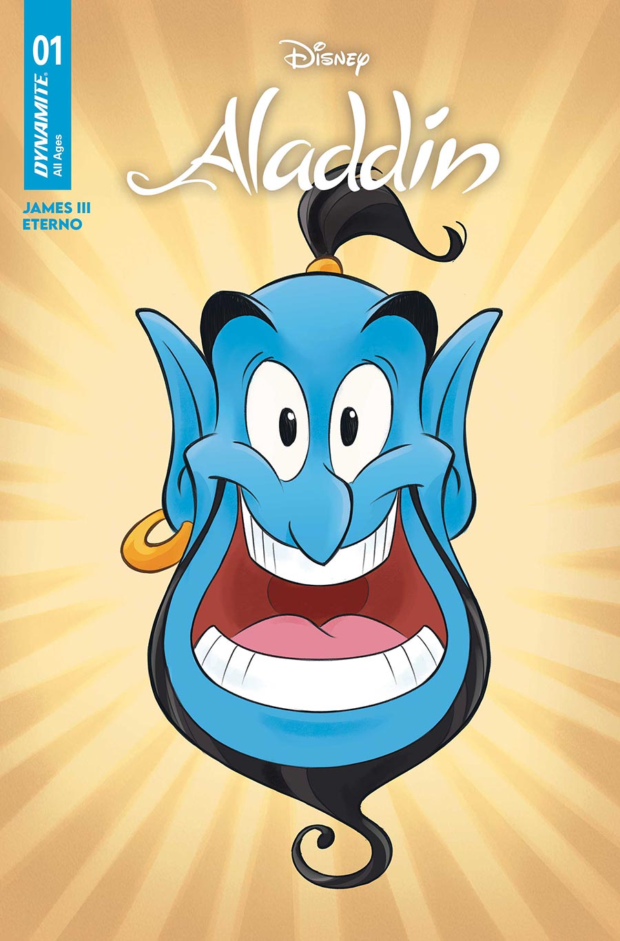 Disney Aladdin #1 Cover D Variant Agnese Eterno Cartoon Head Cover