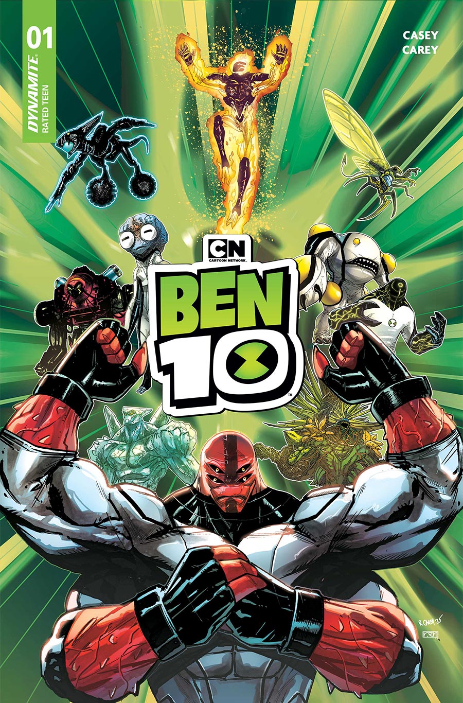 Ben 10 Vol 2 #1 Cover A Regular Robert Carey Cover