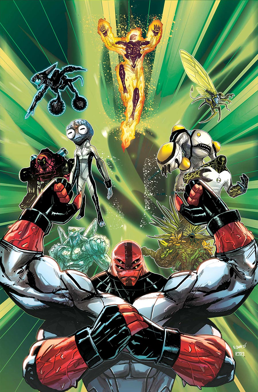 Ben 10 Vol 2 #1 Cover N Incentive Robert Carey Virgin Cover