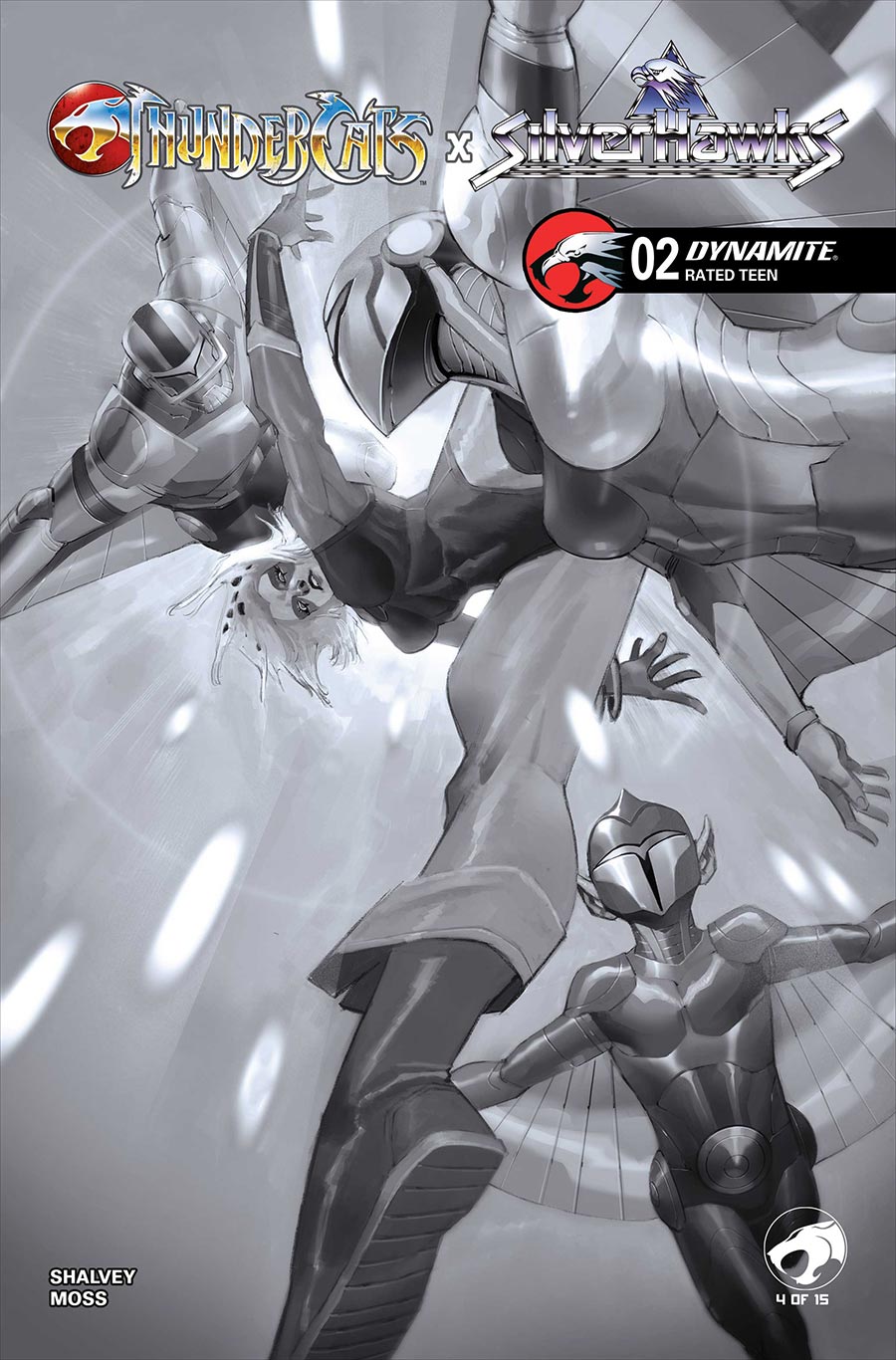 ThunderCats X SilverHawks #2 Cover H Incentive Eric Canete Line Art Cover (ThunderCats X SilverHawks Part 4)