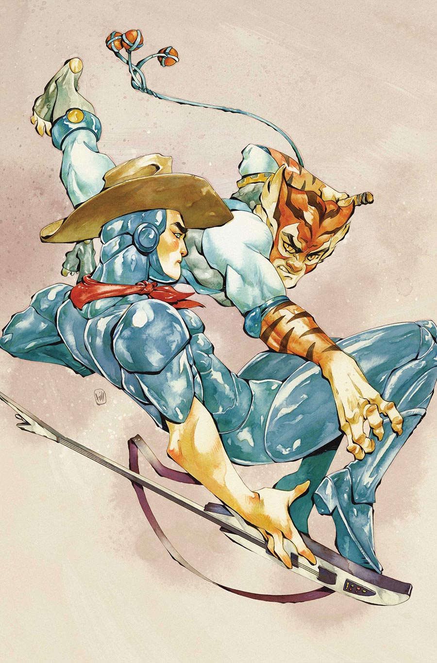 ThunderCats X SilverHawks #2 Cover I Incentive Chuma Hill Virgin Cover (ThunderCats X SilverHawks Part 4)